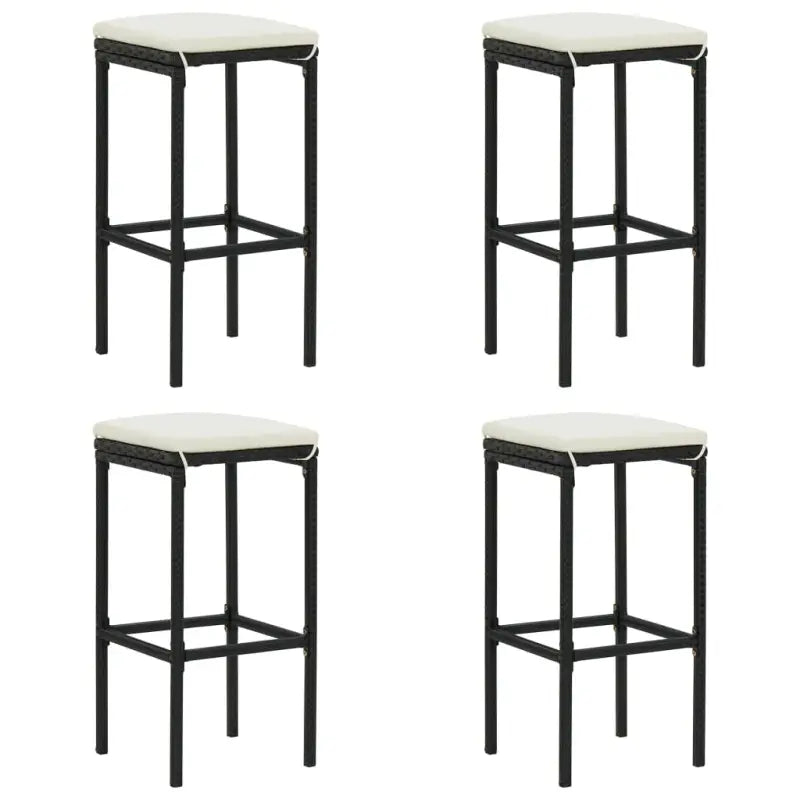 Elegante poly rattan barset voor tuin patio of terras - Tuinsets