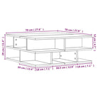 Elegante salontafel van bewerkt hout voor een stijlvolle woonkamer - Salontafels