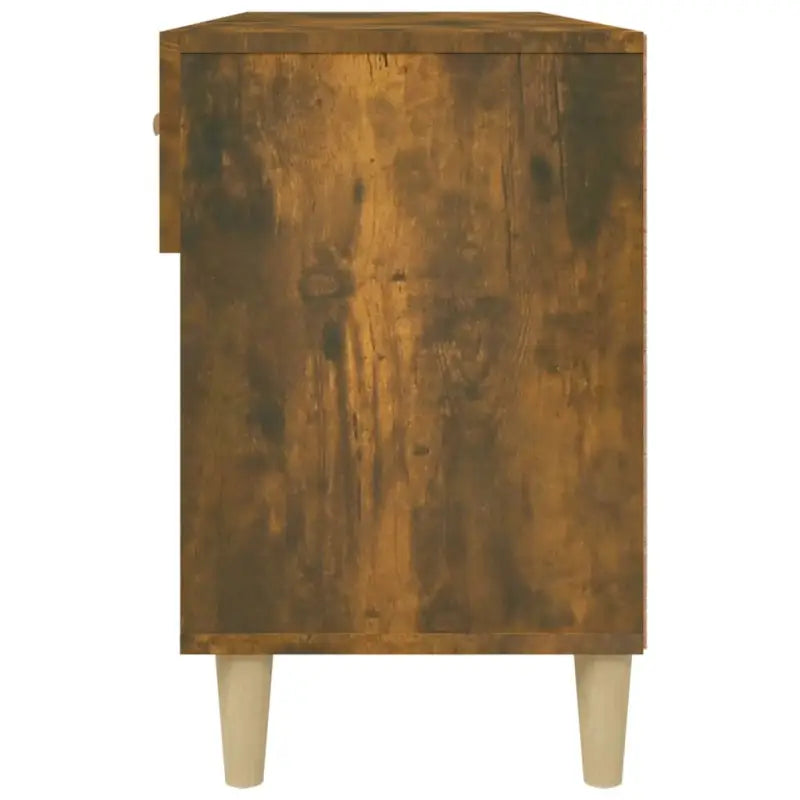 Elegante schoenenkast met bewerkt hout en trendy ontwerp - Schoenenrekken