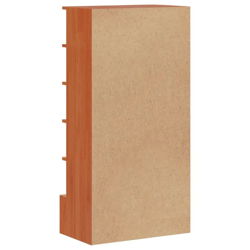 Elegante schoenenkast van massief grenenhout voor een opgeruimde ruimte - Bruin / 1 / 52 cm - Schoenenrekken