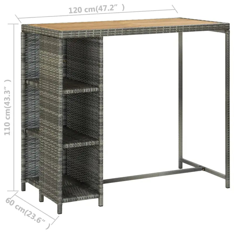 Elegante tuinset van poly rattan voor buitengebruik - Tuinsets