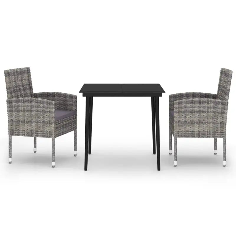 Elegante Tuinset voor Buiten met Stevige Stalen Constructie - Tuinsets