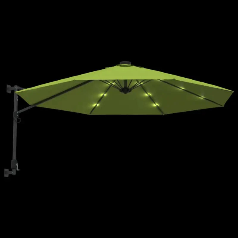 Elegante wandparasols met zorg ervoor led lampjes en kleine onderdelen - Parasols en zonneschermen