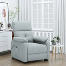 Elektrisch verstelbare fauteuil met comfortabel en ontspannend design - Lichtgrijs / 1 - Fauteuils & Relaxfauteuils