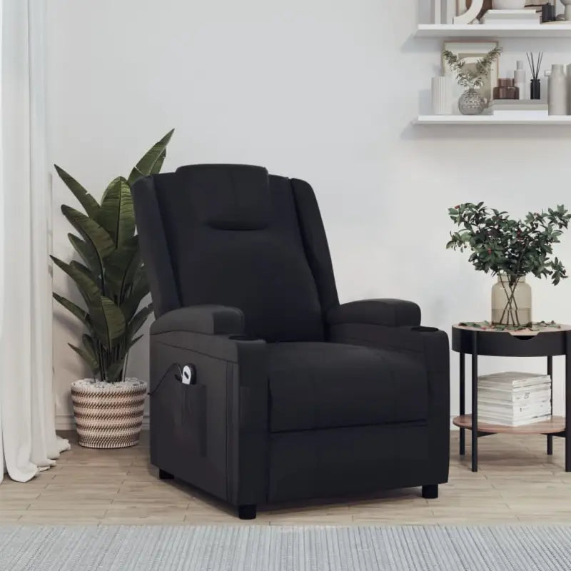 Elektrisch verstelbare fauteuil voor ultiem comfort en ontspanning - Zwart / 1 - Fauteuils & Relaxfauteuils