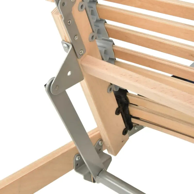 Elektrische lattenbodem met massief beukenhouten frame en dubbele latten - Bedden & bedframes