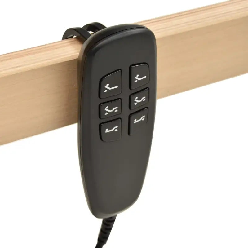 Elektrische lattenbodem met massief beukenhouten frame en dubbele latten - Bedden & bedframes