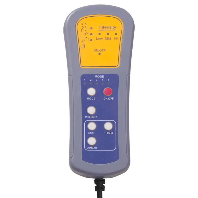 Elektrische massagestoel met verstelbare rug en voetensteun - Donkergrijs / 1 - Elektrische massagestoelen