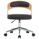 Ergonomische bureaustoel met kunstleer en kunststof wieltjes - Bureaustoelen