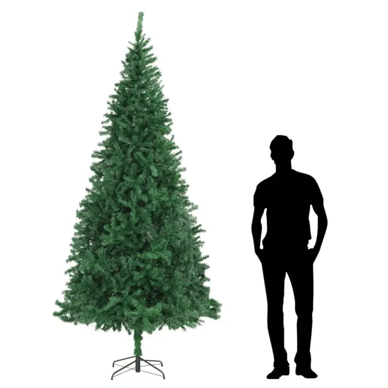 Extragrote kunstkerstboom met levensechte PVC takken - Groen / 300 x 155 cm / 1 - Kerstbomen