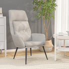 Fauteuil met optimaal zitcomfort en stabiel metalen frame - Lichtgrijs / 1 / Zonder voetensteun - Fauteuils &