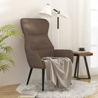 Fauteuil met optimaal zitcomfort en zachte stofbekleding - Taupe / 1 / Zonder voetensteun - Fauteuils & Relaxfauteuils