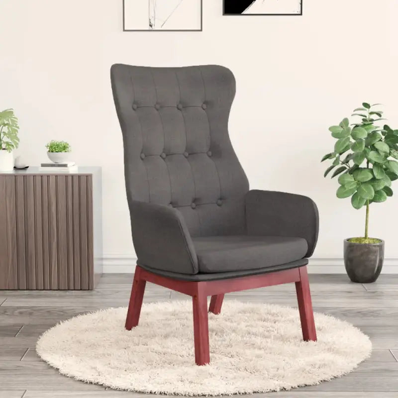 Fauteuil voor optimaal zitcomfort en stevigheid in elke ruimte - Donkergrijs / 1 / Zonder voetensteun - Fauteuils &
