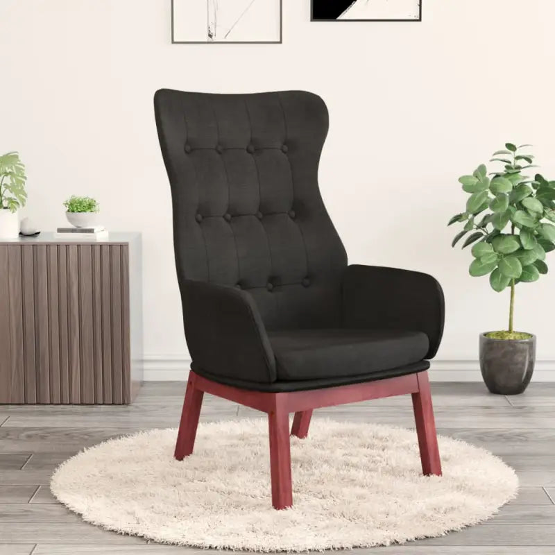Fauteuil voor optimaal zitcomfort en stevigheid in elke ruimte - Zwart / 1 / Zonder voetensteun - Fauteuils &