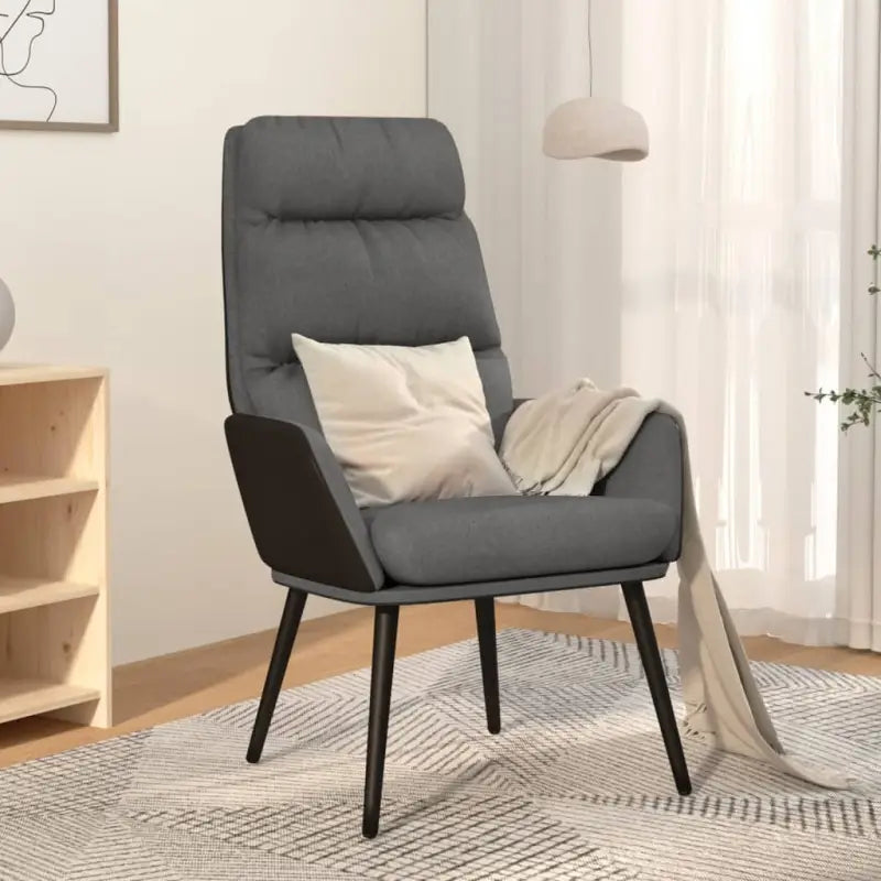Fauteuils voor Optimaal Zitcomfort met Zachte Stoffen en Kunstleer - Lichtgrijs / 1 / Zonder voetensteun - Fauteuils &