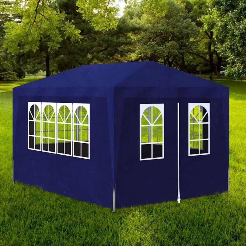 Feesttent en tuinpaviljoen voor buitenfeestjes - Blauw / 3 x 4 m / 1 - Partytenten & prieëlen