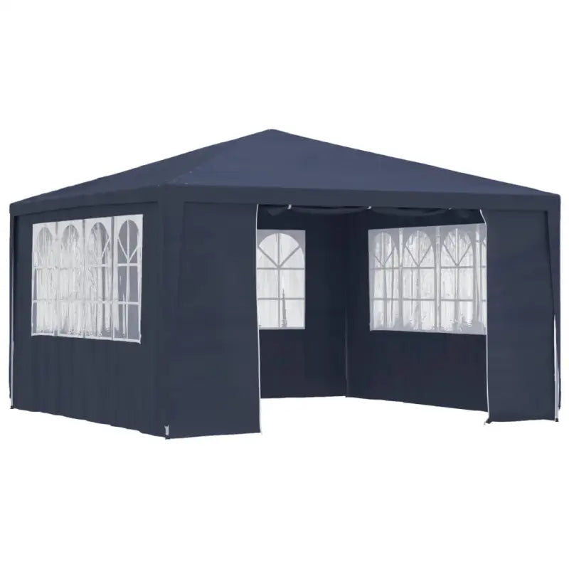 Feesttent voor tuinfeesten en buitengebruik - Blauw / 4 x 4 m / 1 - Partytenten & prieëlen