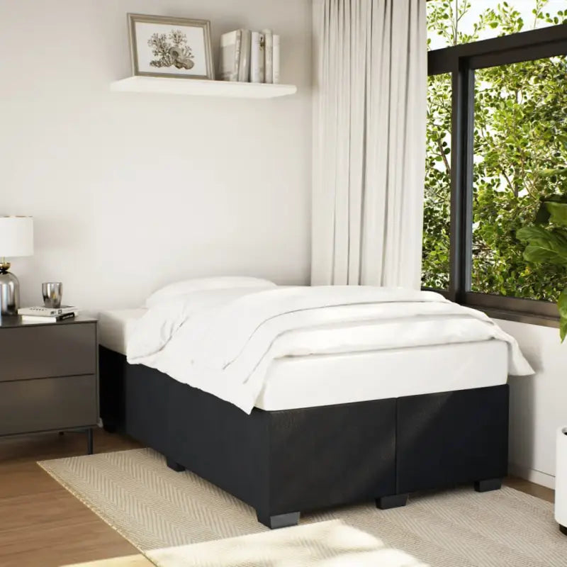 Fluwelen Bedframe voor Comfort en Stijl in de Slaapkamer - Zwart / 120 x 200 cm - Bedden & bedframes