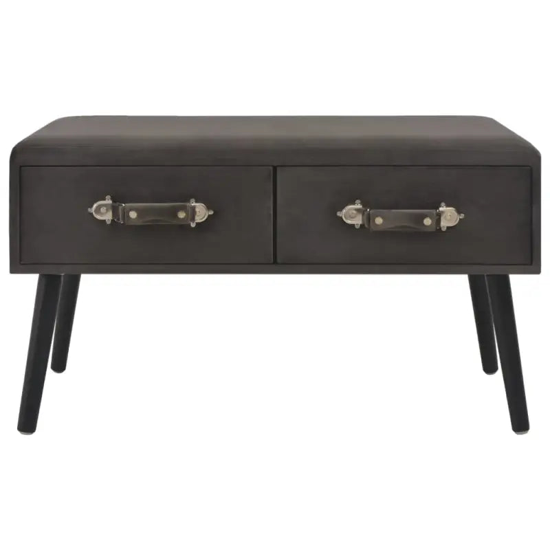 Fluwelen salontafel met massief grenenhout voor een luxe interieur - Salontafels