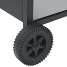 Gasbarbecue in roestvrij staal met stevige zwenkwielen voor tuinfeest - Barbecues