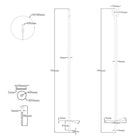 Gegalvaniseerd metalen grondanker elektrolytisch verzinkt voor bevestiging - Grondankers