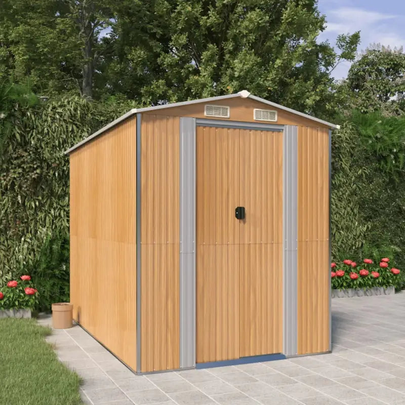 Gegalvaniseerd Stalen Tuinhuizen voor Opslag van Buitenspullen - 192 x 274 x 223 cm / 1 - Tuinhuizen