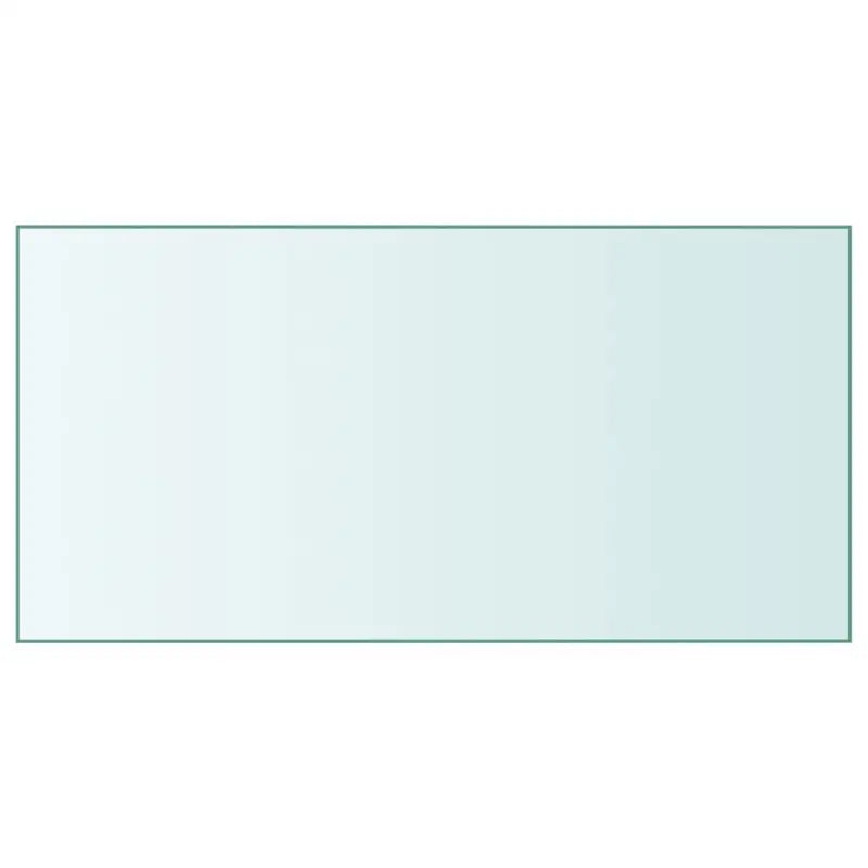 Gehard glazen tafelblad voor eettafels salontafels - Doorzichtig / 50 x 100 cm / 1 - Tafelbladen