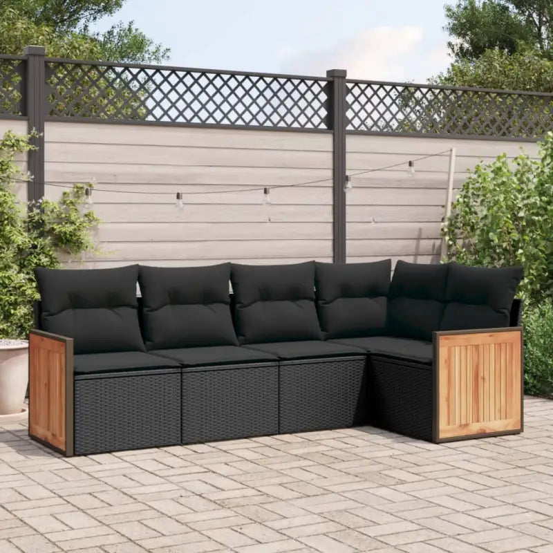 Geletribune van gepoedercoat staal met afmetingen voor tuin en terras - Zwart / Zonder tafel - Tuinsets