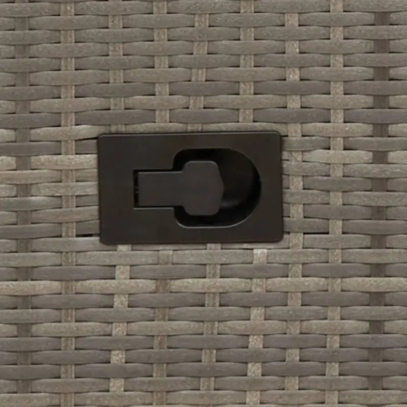 Gepoedercoat staal tuinset met poly rattan voor een comfortabele zitervaring - Tuinsets