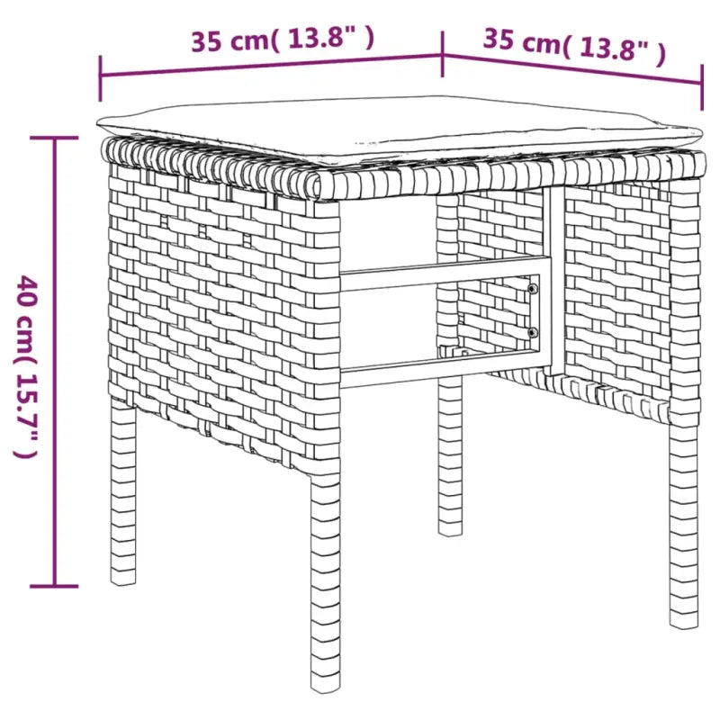 Gepoedercoat stalen L-vormige tuinbank in grijs materiaal - Tuinsets