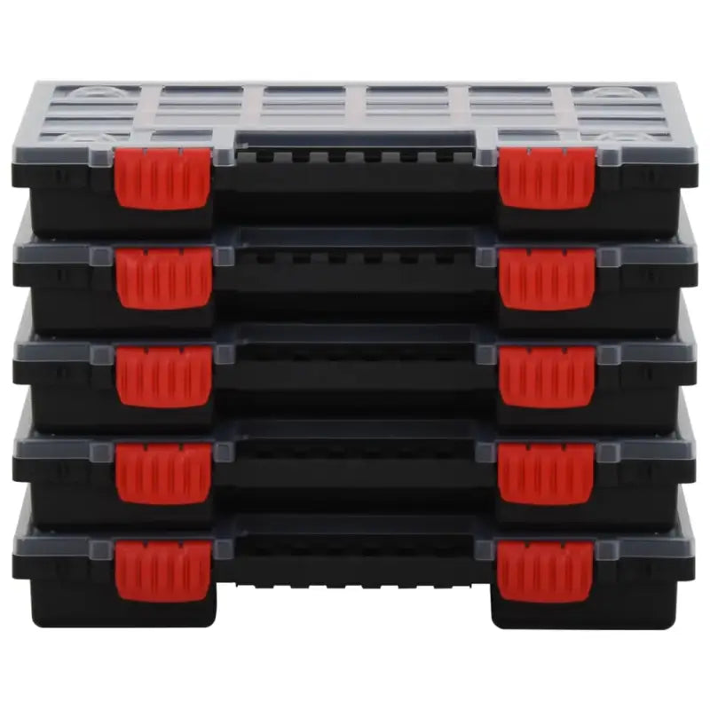 Gereedschapskisten met verstelbare verdelers en transparant deksel - Gereedschapskisten