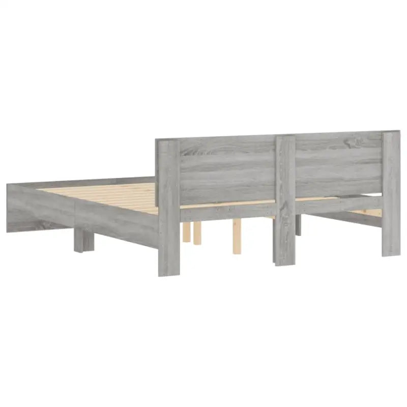 Grijs Sonoma bedframe voor een stabiele en stijlvolle slaapkamer - Bedden & bedframes