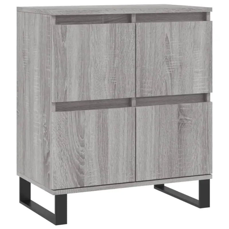 Grijs Sonoma Dressoir van bewerkt hout met tijdloze uitstraling - Dressoirs & buffetkasten