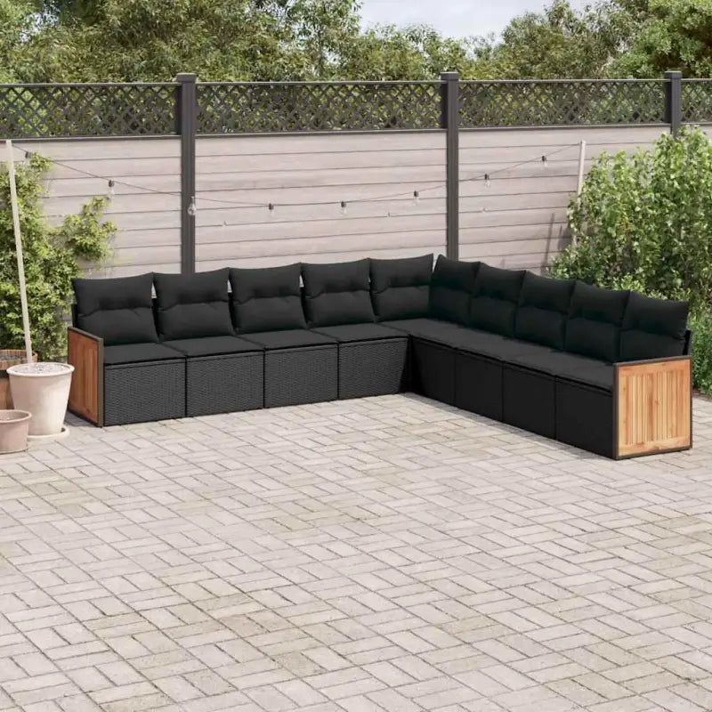 Grijze tuinset met waterdichte zak en gepoedercoat staal voor buiten - Zwart / Zonder tafel - Tuinsets