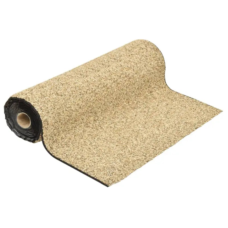 Grindfolie in natuurlijke zandkleur met nonwoven PP-fleece en drinkwaterveilige lijm - natuurlijk zandkleurig / 200 x