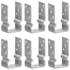 Grondankers met stevige constructie en voorgeboorde gaten for duurzame buitenruimte - 8 x 6 x 15 cm / 6 - Grondankers