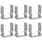 Grondankers met stevige constructie en voorgeboorde gaten for duurzame buitenruimte - 12 x 6 x 15 cm / 6 - Grondankers