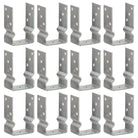 Grondankers met stevige constructie en voorgeboorde gaten for duurzame buitenruimte - 9 x 6 x 15 cm / 12 - Grondankers