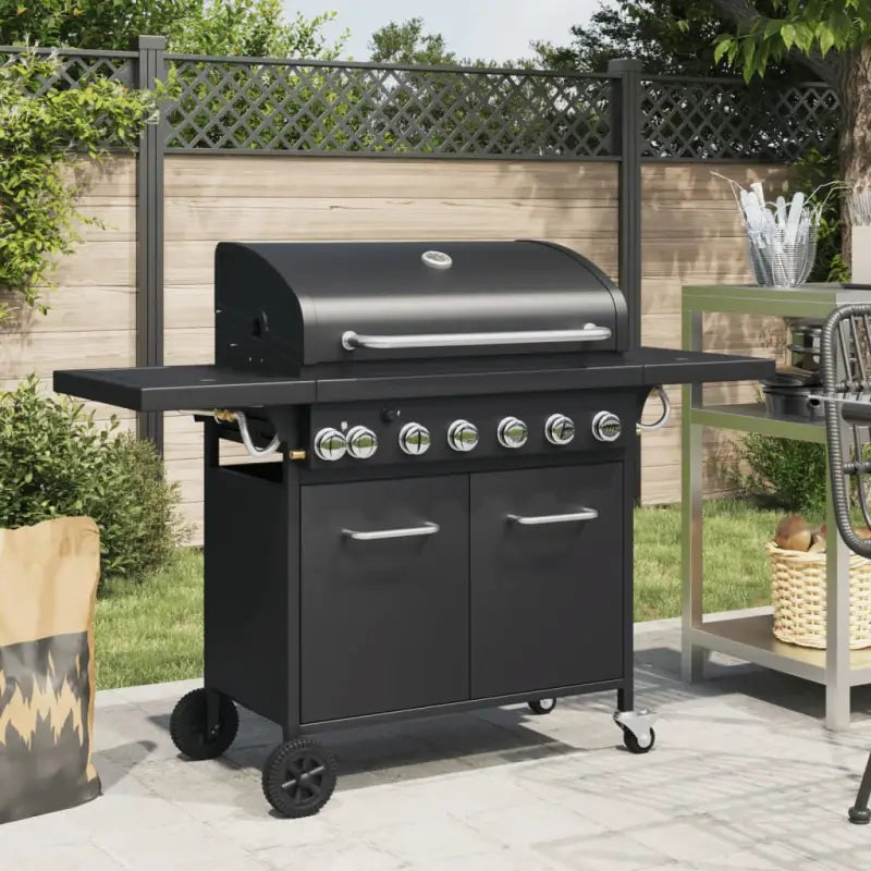 Grote gasbarbecue met ingebouwde thermometer en gepoedercoat staal - Barbecues