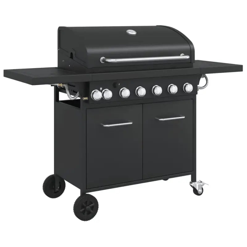 Grote gasbarbecue met ingebouwde thermometer en gepoedercoat staal - Barbecues
