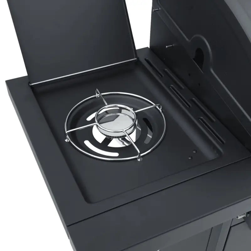 Grote gasbarbecue met ingebouwde thermometer en gepoedercoat staal - Barbecues