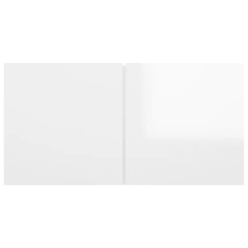 Hangende Tv-meubel in hoogglans wit met modern ontwerp - Tv-meubels