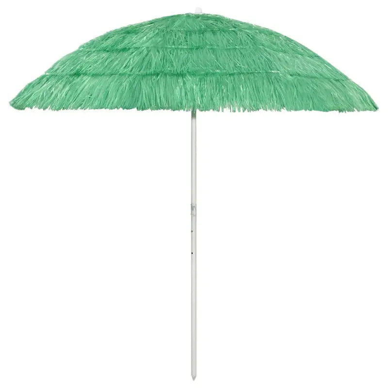 Hawaï Strandparasol met UV-bescherming en lichtbestendige polyesterdoek - Groen / 240 cm / 1 - Parasols en zonneschermen