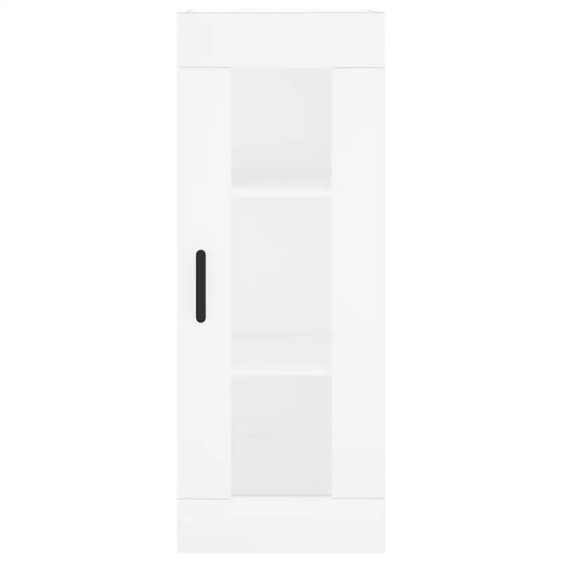 Hoge kast van bewerkt hout met duurzame en stabiele afwerking - Dressoirs & buffetkasten