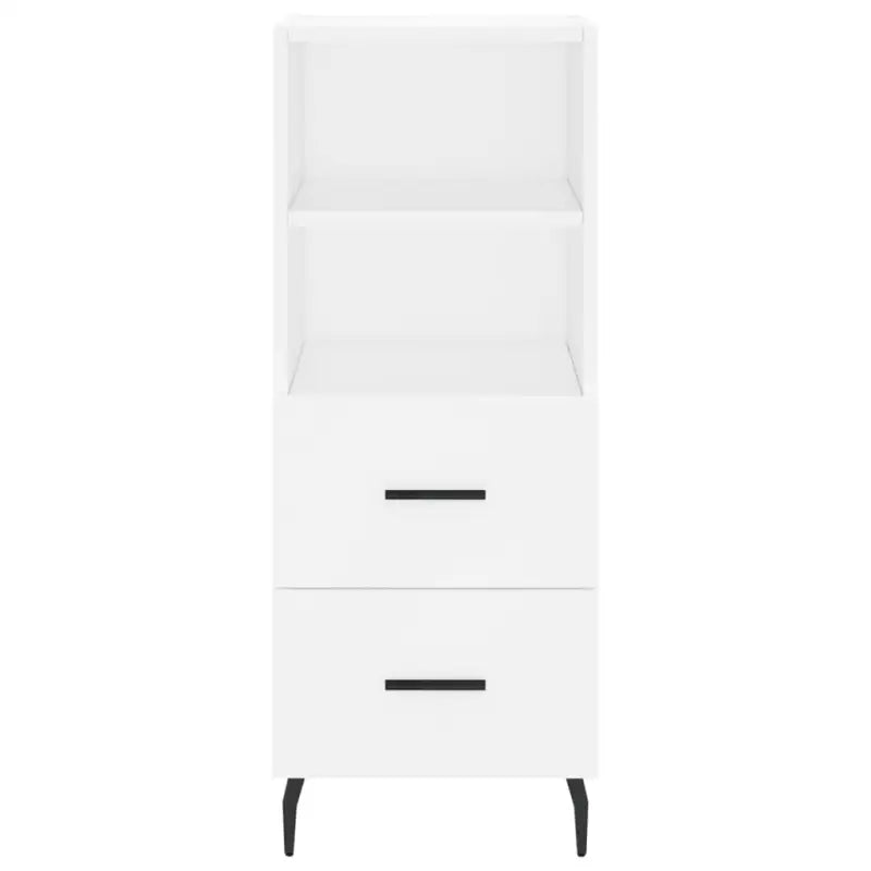 Hoge kast van bewerkt hout met duurzame en stabiele afwerking - Dressoirs & buffetkasten