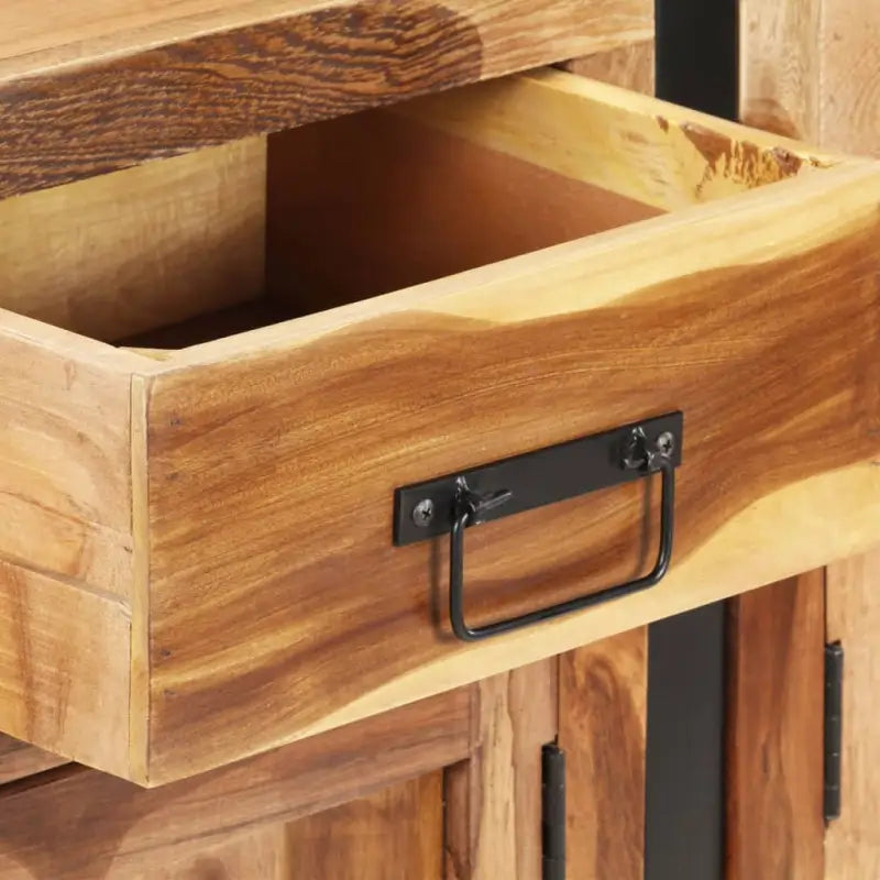 Honingkleurige massief acaciahouten dressoir voor je interieur - Dressoirs & buffetkasten