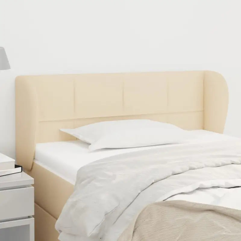 Hoofdborden en voetborden levering bevat voor een stijlvolle slaapkamer - Crème / 103 x 23 x 78/88 cm / 1 - Hoofdborden