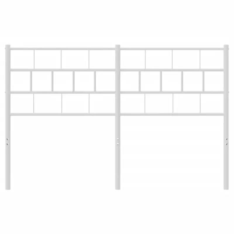 Hoofdborden en voetborden met ronde buizen van gepoedercoat staal - Hoofdborden en voetborden