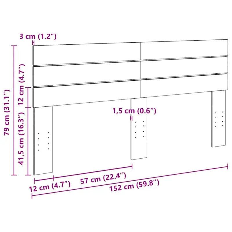 Hoofdborden en voetborden van massief eikenhout voor een stijlvolle slaapkamer - Hoofdborden en voetborden
