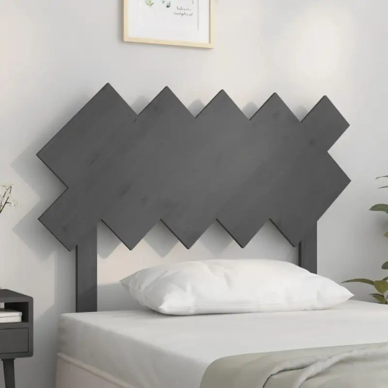 Hoofdborden en voetborden van massief grenenhout voor een trendy slaapkamer - Grijs / 104 x 80.5 cm / 1 - Hoofdborden